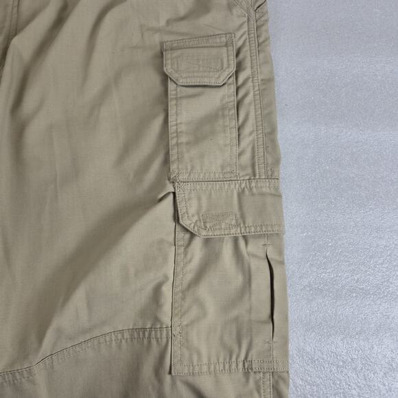 5.11 Tactical Taclite Pro Cargo Pants Mens 44x30 Khaki Ripstop Utility 74273 162 - Picture 7 of 10